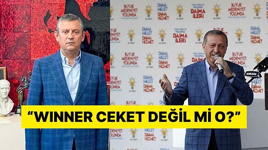 Özgür Özel'in Giydiği Mavi Ekoseli "Winner" Ceket Sosyal Medyanın Diline Düştü