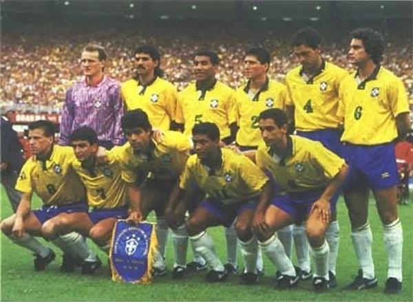 7. Hemen aynı yılki Dünya Kupası'ndan devam... Efsane 94 Dünya Kupası Brezilya kadrosunda hangi futbolcu yoktu?
