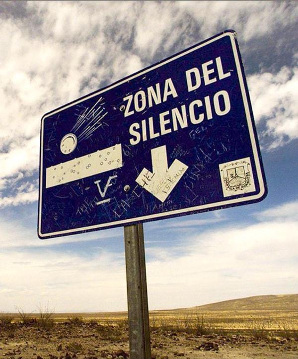 Meksika'daki Mapimí Sessiz Bölgesi.