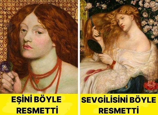 Fanny Cornforth, Elizabeth Siddal ile evliliğine rağmen Dante Gabriel Rossetti'nin hem modeli hem de sevgilisiydi.