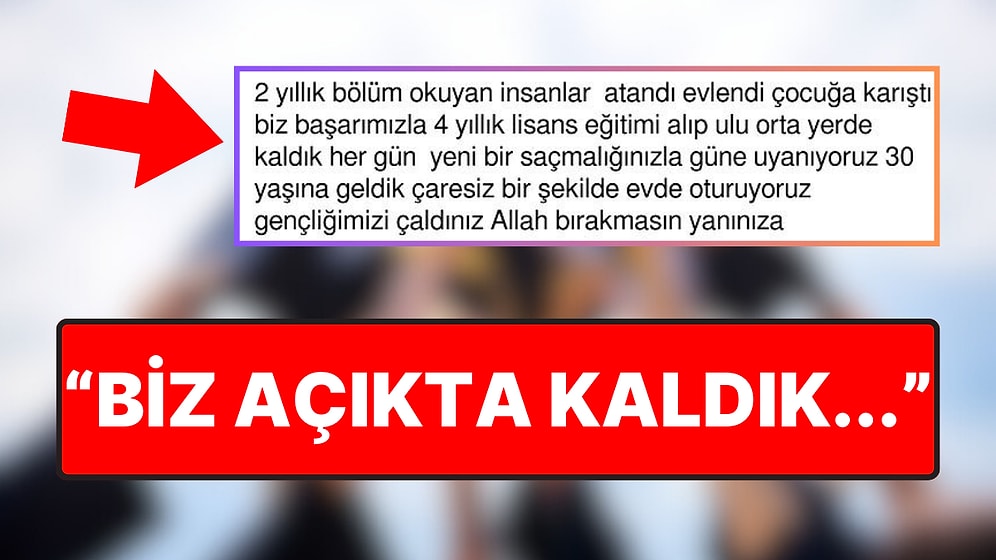 İki Senelik Bölümden Mezun Olanların Neden İş Bulduğunu Sorgulayan Kişi Tepkilerin Odağında