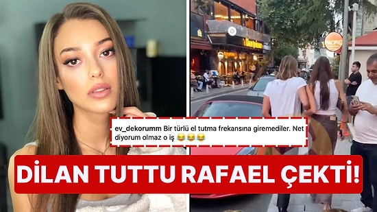 Dilan Çiçek Deniz'in Yeni Sevgilisi Rafael Cemo Çetin ile Zoraki El Ele Tutuşması Dillere Fena Düştü!