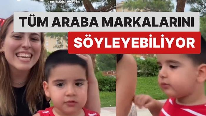 2 Yaşındaki Tuna Bebek Tüm Araba Markalarını Bilerek Sosyal Medyada Hayranlık Uyandırdı!