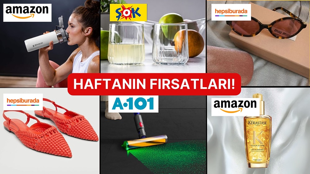 Haftanın Tüm İndirimleri Burada! Hepsiburada'dan Amazon'a Dikkat Çeken İndirimler ve Aktüel Katalogları