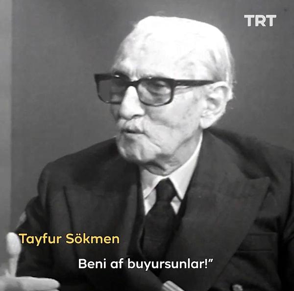 TRT Arşiv de tüyleri diken diken eden bir paylaşım yaptı. Paylaşımda Hatay’ın bağımsız devlet olduğu süreçte ilk ve tek devlet başkanı olan Tayfur Sökmen’in röportajı da yer alıyordu.