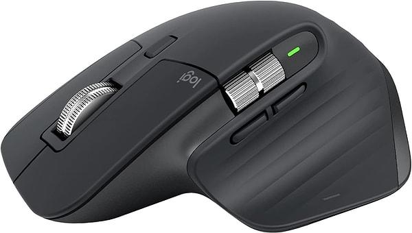 12. %90 daha az ses ile olağanüstü hız ve hassasiyete sahip olan Logitech MX Master 3S optik sensörlü kablosuz mouse.