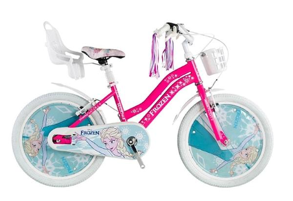 1. Elsa hayranı çocukların bayılacağı Frozen lisanslı 20" jantlı çocuk bisikleti.