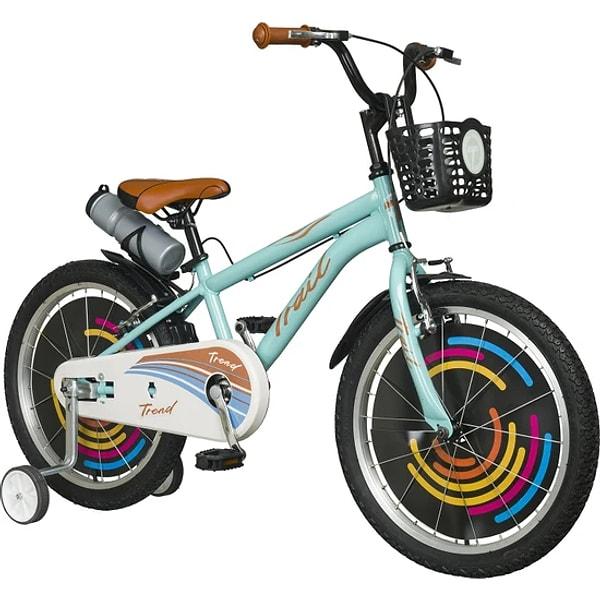 6. Yaşı 6-10 arası olan çocuklar için uygun olan 20" jantlı unisex bir bisiklet.