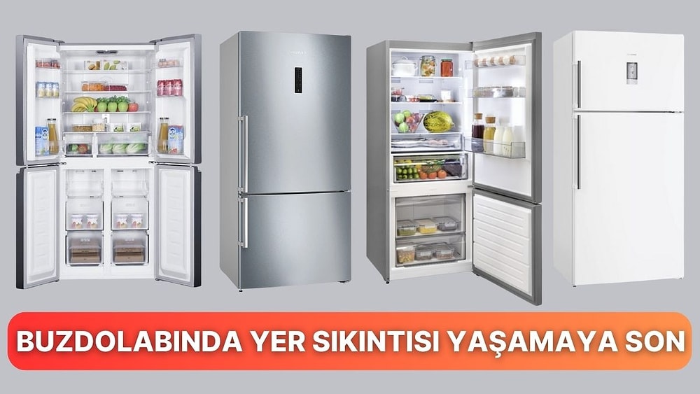 Göründüğünden Çok Daha Fazlasını İçine Alabilecek Geniş Hacimli Buzdolapları