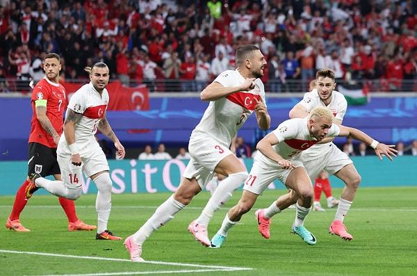 A Milli Futbol Takımı, EURO 2024 son 16 turunda Avusturya'yı 2-1 mağlup ederek adını çeyrek finale yazdırdı ve Hollanda'nın rakibi oldu.