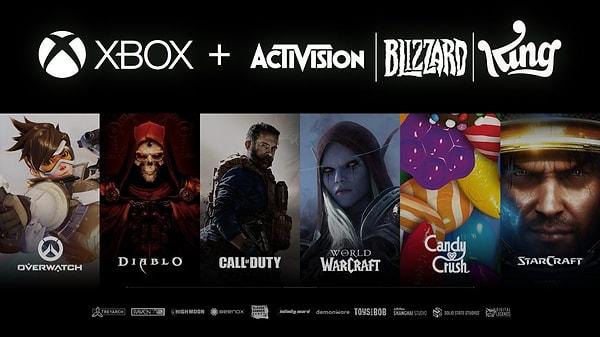 Microsoft, 2022 yılında Activision'u satın almak için düğmeye basmıştı.