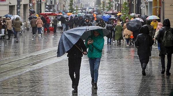 AKOM, bugün akşam saatlerinde kentte etkili olacak yağmur için uyarıda bulundu.