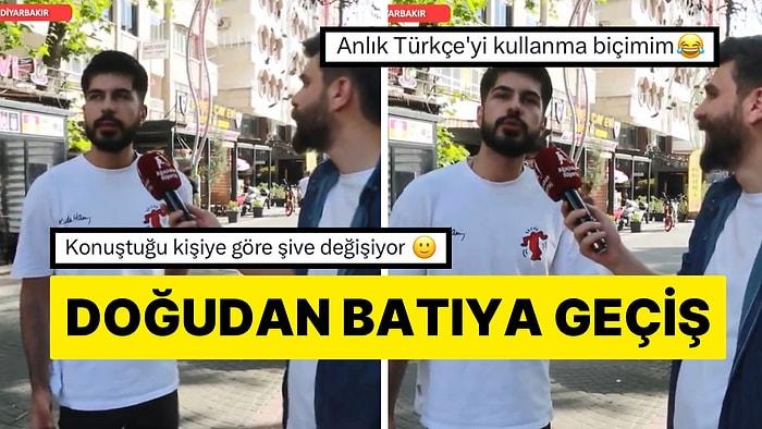 Sokak Röportajına Doğu Şivesiyle Başlayan Adamın Bakana Seslenirken İstanbul Türkçesine Geçişi Viral Oldu