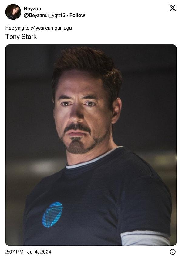 8. Iron Man-Tony Stark