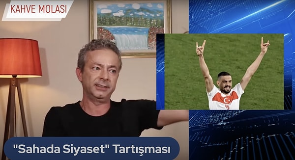 Gazeteci İrfan Değirmenci de kendi YouTube hesabından paylaştığı bir videoda, Merih Demiral'ın bozkurt işaretini değerlendirdi.