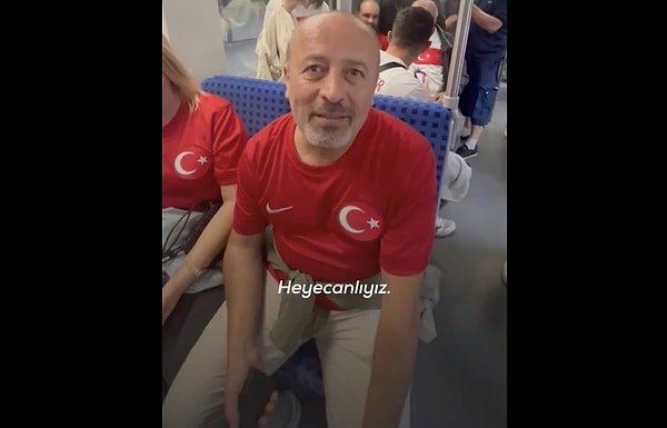 Turnuvanın en öne çıkan isimlerinden biri olan Arda Güler'in anne ve babası da maç heyecanını yerinde izlemek için çıktıkları stad yolunda görüntülendi.