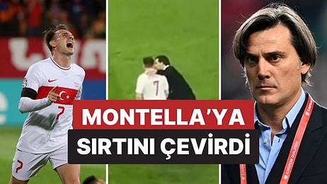 Hollanda Maçı Sonrası Vincenzo Montella ve Kerem Aktürkoğlu'nun Görüntüleri Kameralara Yansıdı