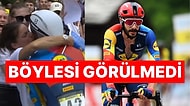 Fransız Bisikletçi Julien Bernard Yarış Sırasında Eşini ve Oğlunu Öptüğü İçin Para Cezası Aldı