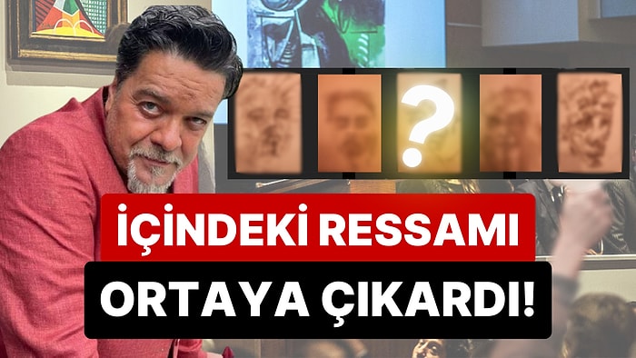 Meğer On Parmağında On Marifetmiş: Beyazıt Öztürk'ün Çizdiği Portreler Müzayedede Alıcısını Buldu!