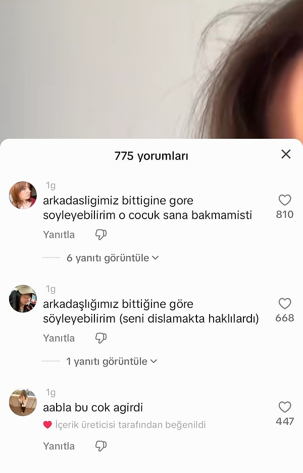 Aynı minvalde çok fazla mesaj da geldi.