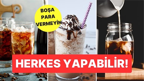 Dışarıda Para Vermeye Son: Evde Soğuk Kahve Yapmak Aslında Çok Basit!