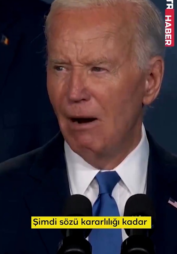 Biden, Zelenski’yi sahneye “Başkan Putin” diye seslenerek çağırdı.