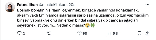 Kim bilir, belki de birimizin yolu geçmişin acılarını hâlâ taşıyan Srebrenica'ya düşer ve Emin Amca'dan haberdar oluruz...