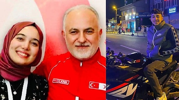 Fatma Zehra Kınık’ın ara sokaktan caddeye çıktığı esnada sürücü ve yolcunun olduğu motosiklete çarpmasıyla yaşanan kazada sürücü ve yolcunun yere savrulduğu görüldü.