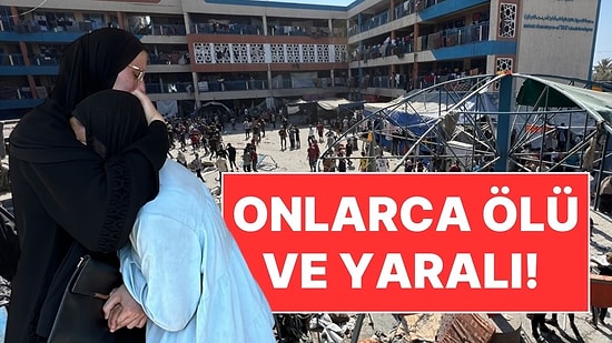 İsrail, Filistin'de Birleşmiş Milletler'e Ait Okulu Bombaladı: Onlarca Ölü ve Yaralı!