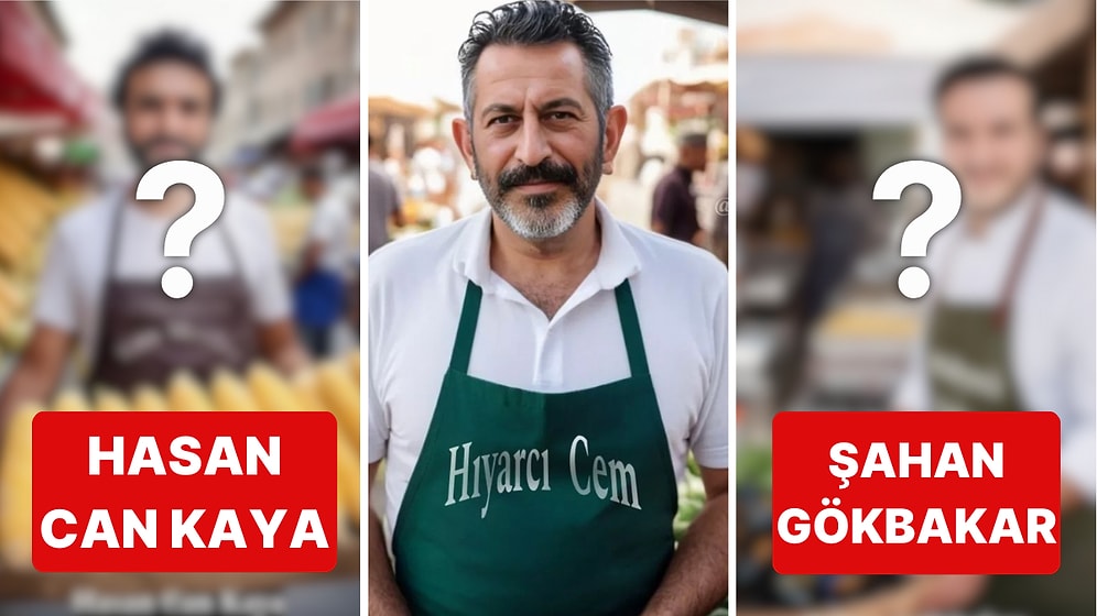 Parelel Evrende Ünlü Türk Erkekler Pazarda Sokak Satıcısı Olsa Ne Satarlardı?