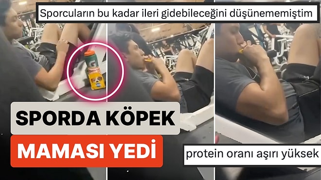 Kas Yapma Olayı Nereye Gidiyor? Bir Gencin Sporda Protein Oranı Yüksek Olduğu İçin Köpek Maması Yediği Görüldü