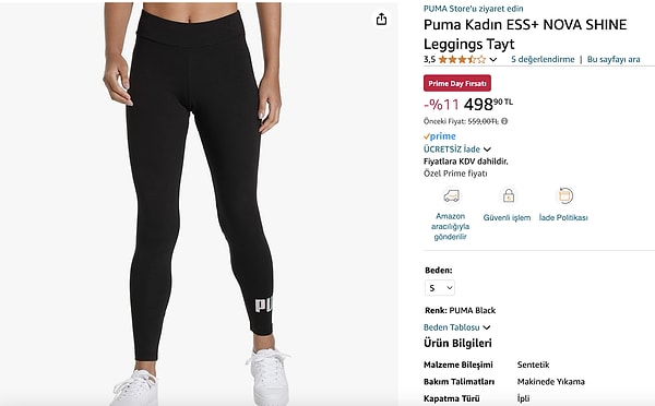 Sportif, günlük kullanıma uygun ve rahat bir tayt olarak tasarlanmış olan Puma Kadın ESS+ NOVA SHINE Leggings Taytı tüm yaz üzerinizden çıkarmayacaksınız!