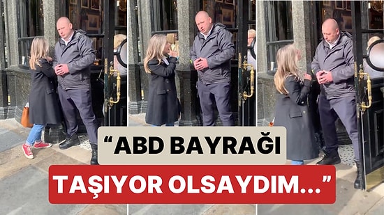 Görevliyle İtişme Yaşadı: İngiltere'de Bir Kadın Yakasında Filistin Rozeti Olduğu İçin Restorana Alınmadı