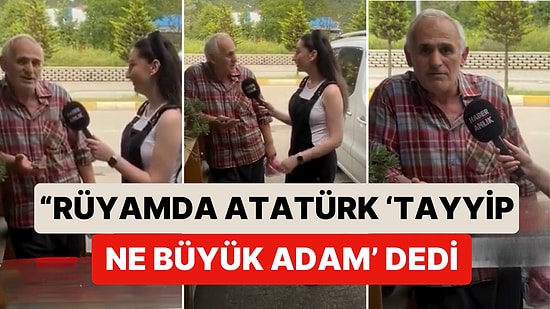 Giresun'da Bir Vatandaş Rüyasında Atatürk'ün Tayyip Erdoğan'ı Övdüğünü Söyledi: "Tayyip Ne Büyük Adam"