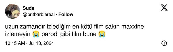 İzleyenin ya çok beğendiği ya da hiç beğenmediği bu film hakkında siz ne düşünüyorsunuz? İzlemeye gittiniz mi? Yorumlara buyrun!