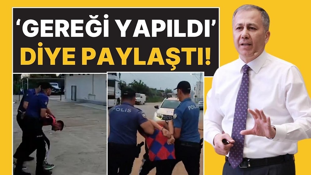 İçişleri Bakanı'ndan 'Kuran-ı Kerim'e Saygısızlık' Açıklaması: Ters Kelepçeli Gözaltı