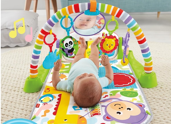 9. Fisher-Price Delüks Piyanolu Jimnastik Merkezi