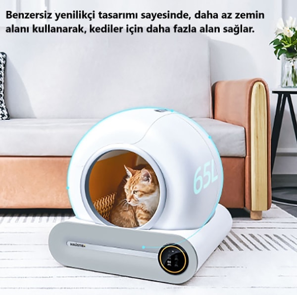 Şu anda indirimde olan Haustier BF01 Akıllı Otomatik Kedi Tuvaleti Teknik Özellikleri: