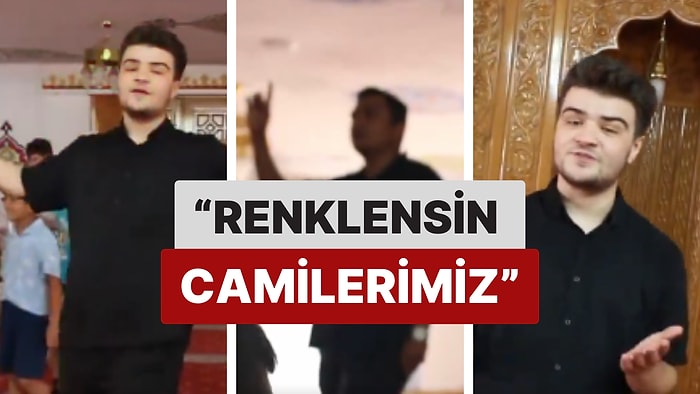 Reynmen’in 'Renklensin' Parçasının İslami Versiyonunu Yapan Genç Camide Klip Çekti