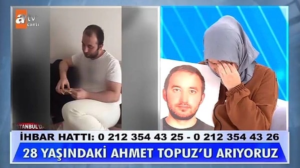 Müge Anlı'da gündeme gelen 28 yaşındaki Ahmet Topuz'un ormanlık alanda cesedine ulaşıldı.