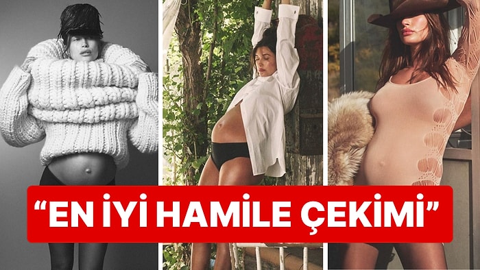 Hamile Pozlarında Çığır Açtı: Anne Hailey Bieber'ın 8 Aylık Karnıyla Verdiği Pozlar Düşman Çatlattı!