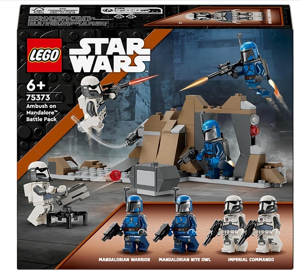 3. LEGO Star Wars: The Mandalorian Mandalore Pususu Savaş Paketi 75373