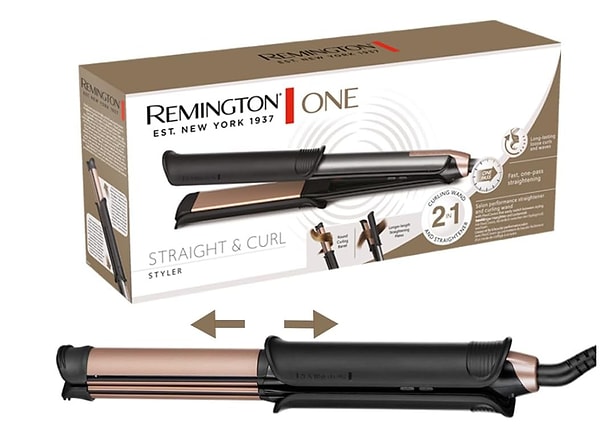 11. Remington ONE Saç Düzleştirici ve Kıvırıcı [2'si 1 arada]