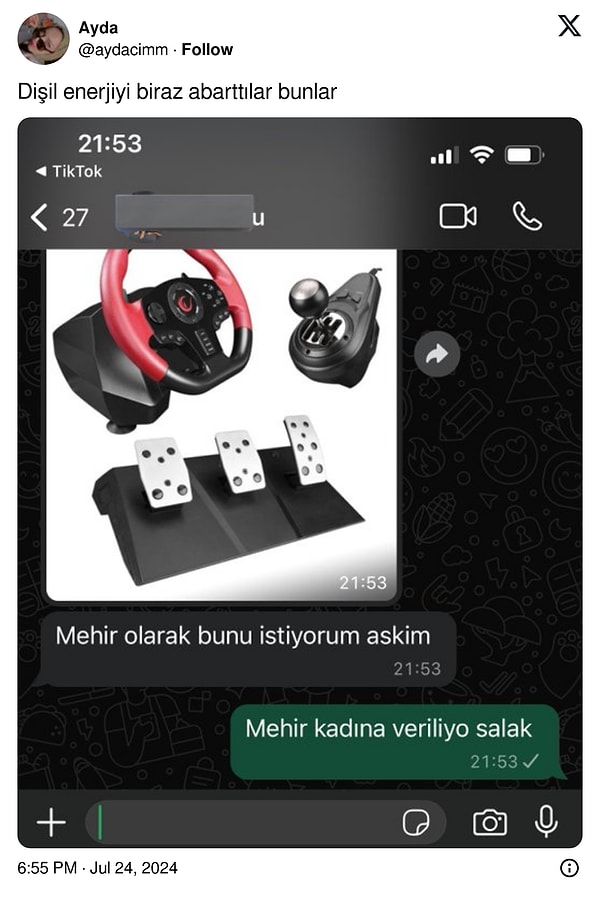 Kafalar karışık.