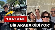 Rapçi Emirhan Çakal Kaza Yaptı: Olayı Videoya Çekmek İsteyen Kişi de Dikkatsizliği Sonucu Arabasını Çarptı