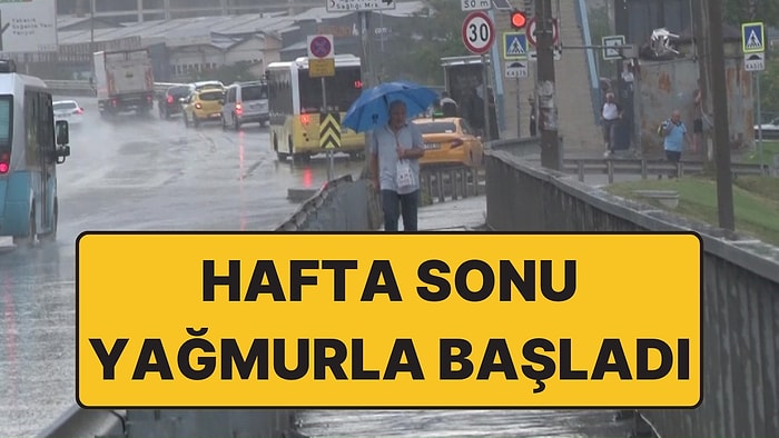 İstanbul Güne Yağmurla Başladı: AKOM’dan Yeni Uyarı Geldi