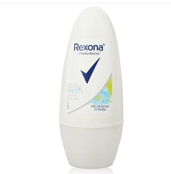 7. Rexona Kadın Roll On Deodorant Blue Poppy & Apple 1 Paket (1 x 50 ml)