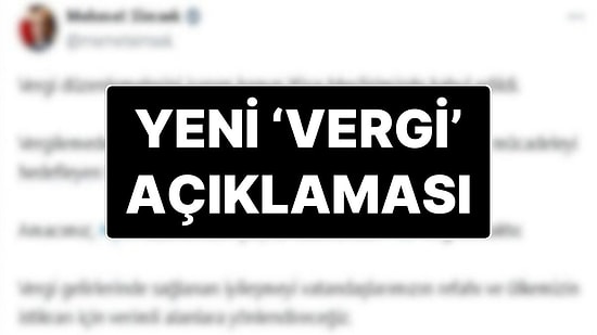 Bakan Şimşek: “Vergi Düzenlemesi Vatandaşlarımıza Yük Getirmiyor”