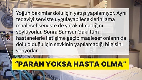 Bir Twitter Kullanıcısı Yoğun Bakımların Dolu Olmasına İsyan Etti