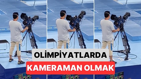 Olimpiyatlarda Bir Jimnastikçinin Trambolin Performansını Kaydeden Kameramanın O Anları Viral Oldu